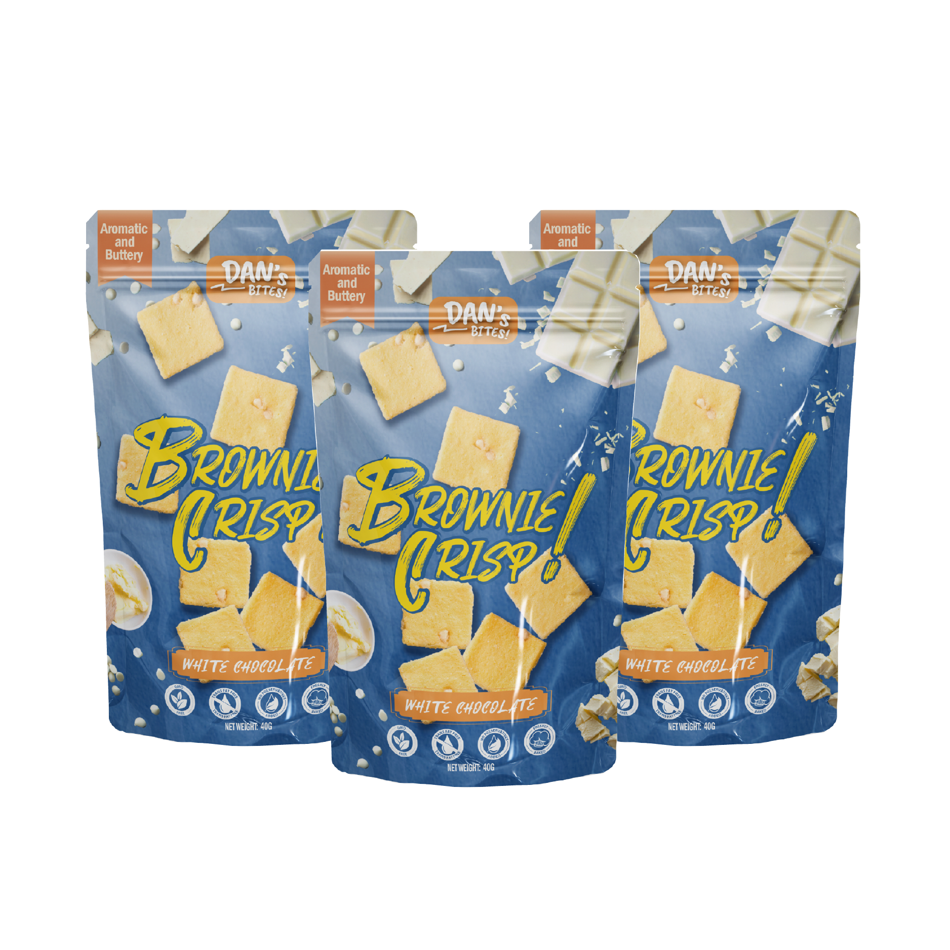 Mini White Chocolate 40g (x3packs)